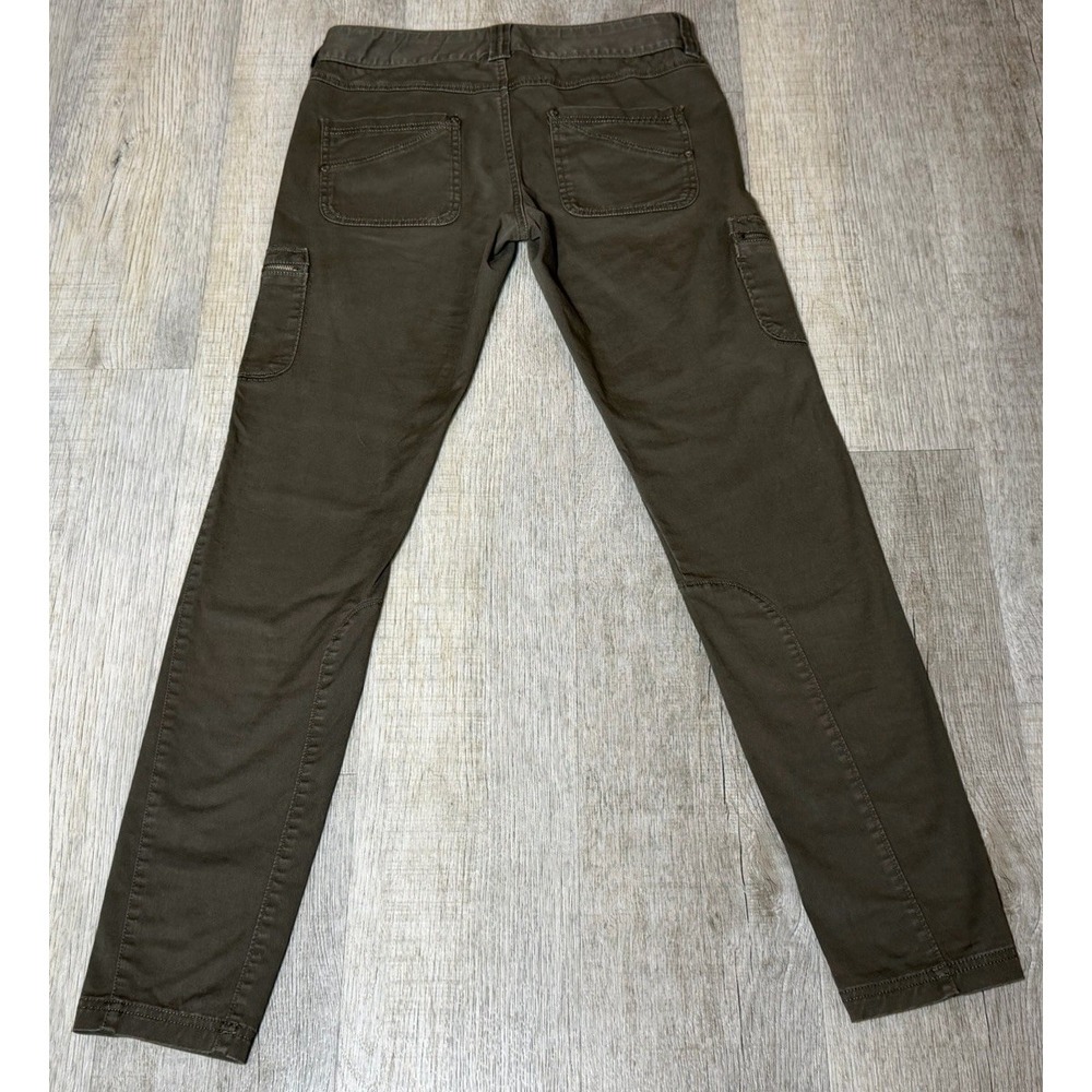 Athleta Womens Olive Army Green Nopa Cargo Utility Pants S-32 Waist - Picture 4 of 8